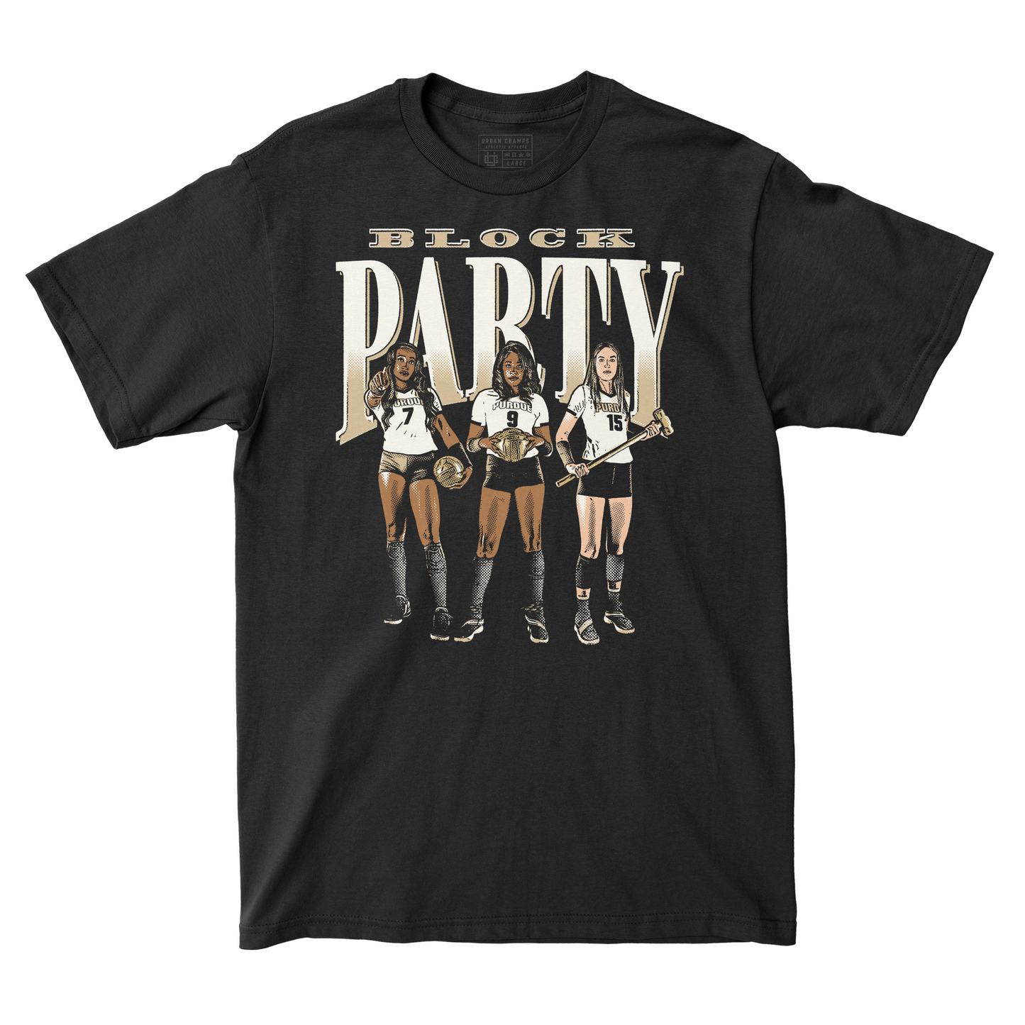 EXCLUSIVE RELEASE: Women's Volleyball Block Party Black Tee