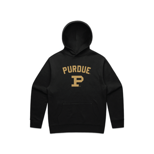 Purdue Black Classic P Hoodie