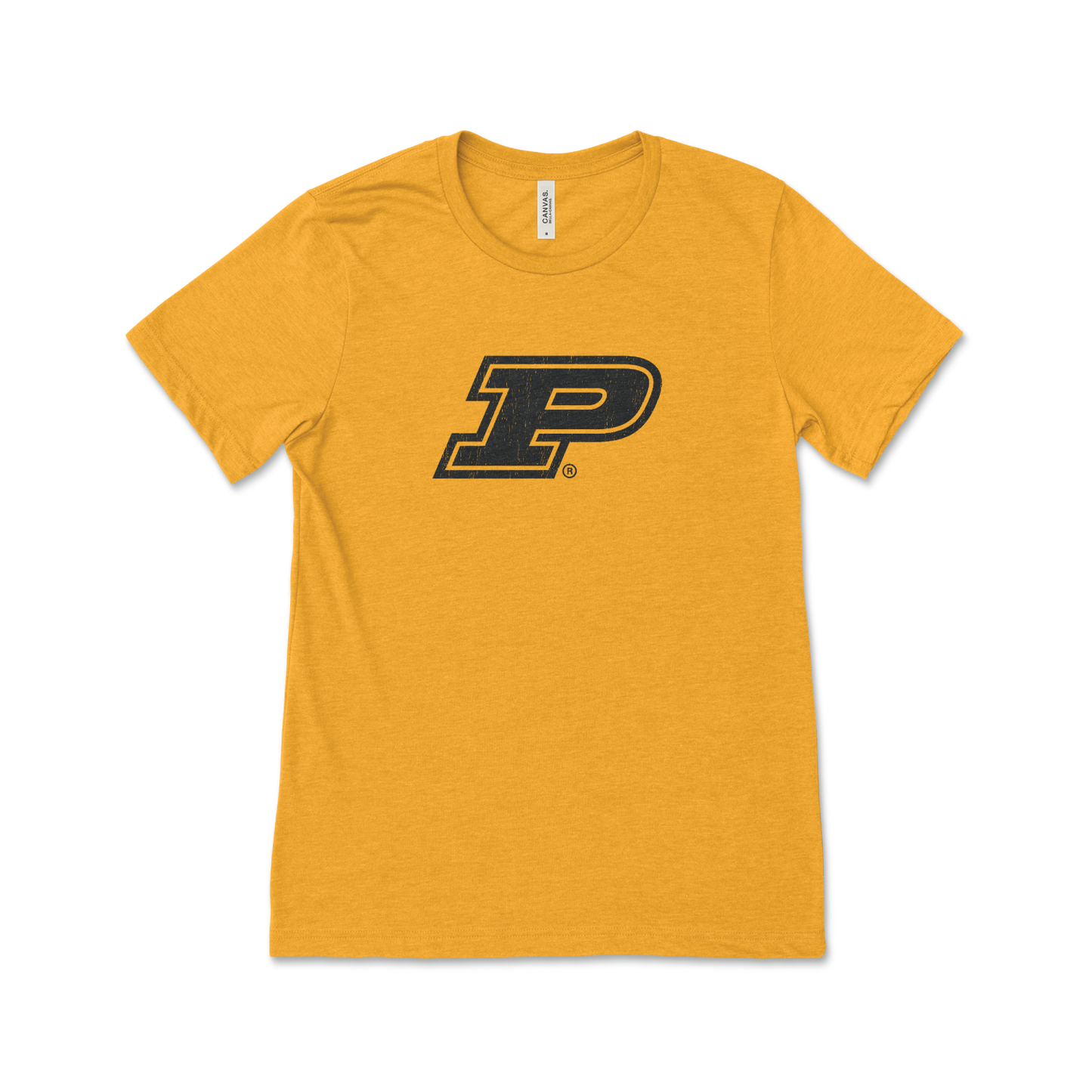 Purdue P Logo Gold Short Sleeve Tee