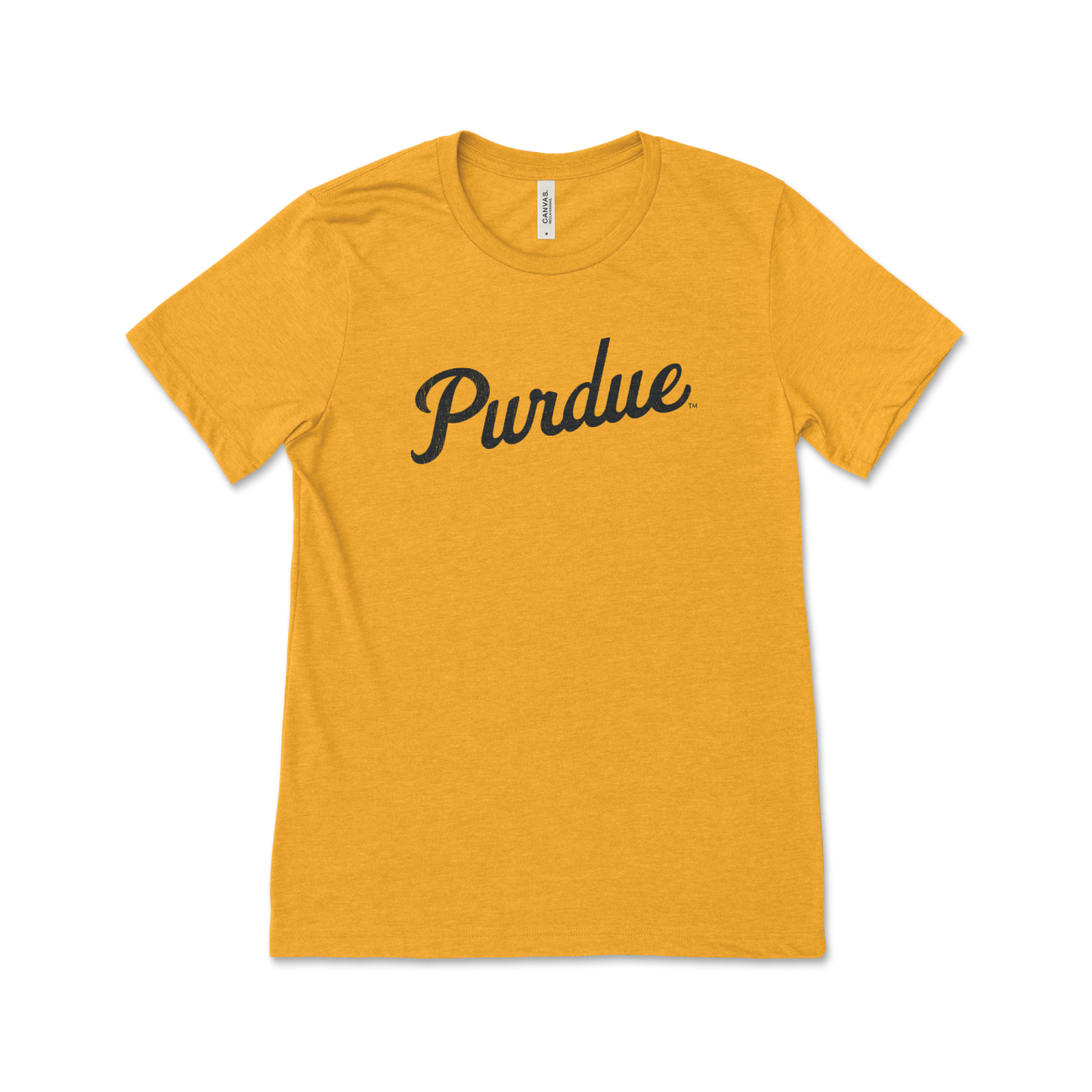 Purdue Script Gold Short Sleeve Tee