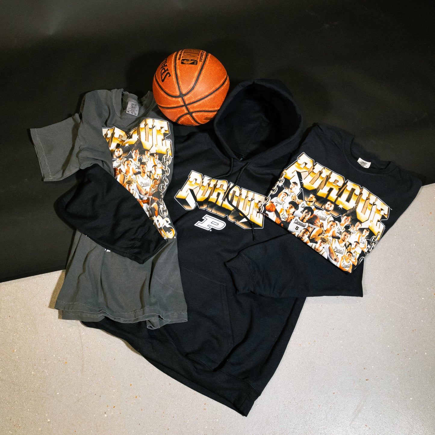 EXCLUSIVE RELEASE: Purdue Men's Basketball '24-25 Team Black Tee