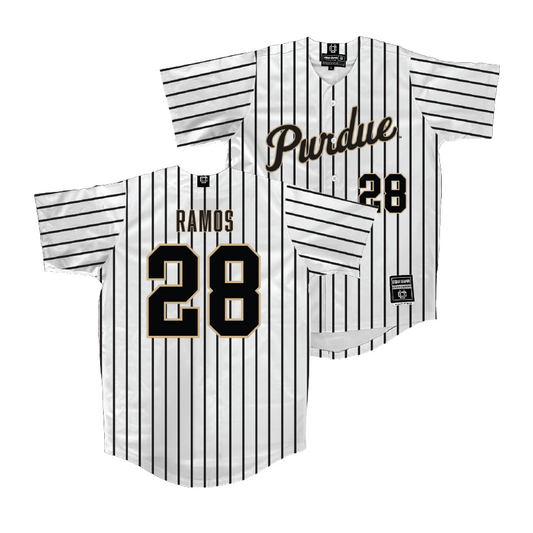 Purdue Softball White Jersey - Jordyn Ramos | #28