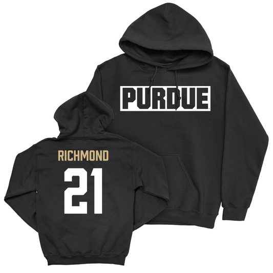 Baseball Black Staple Hoodie     - CJ Richmond