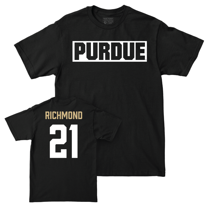 Baseball Black Staple Tee     - CJ Richmond