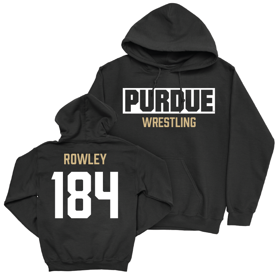 Wrestling Black Staple Hoodie  - James Rowley