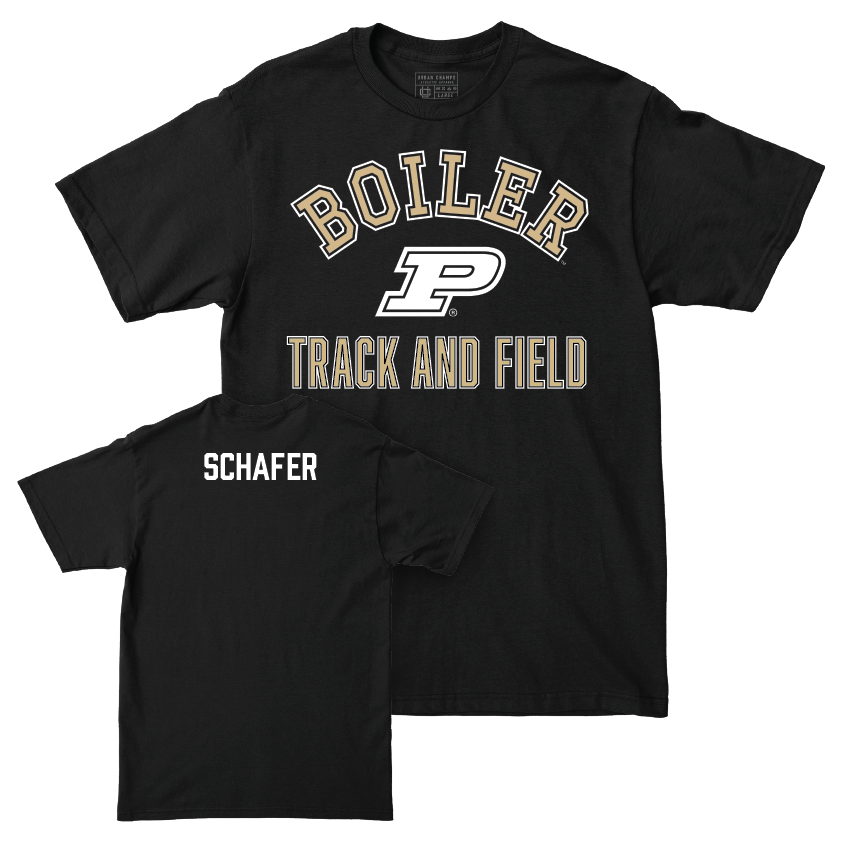 Track & Field Black Classic Tee  - Owen Schafer