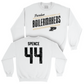 Baseball White Slant Crew   - Keenan Spence