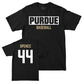 Baseball Black Staple Tee   - Keenan Spence