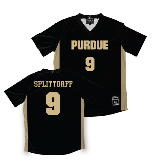 Purdue Women's Soccer Black Jersey - Naomi Splittorff | #9