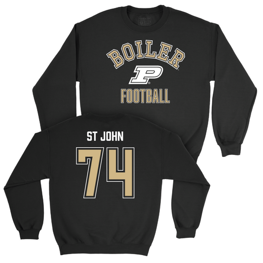 Football Black Classic Crew   - Jalen St John