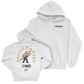 Women's Tennis White Mascot Hoodie  - Sophie Schwartz