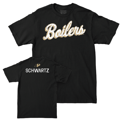 Women's Tennis Black Script Tee  - Sophie Schwartz