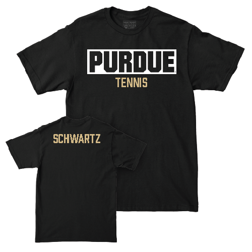 Women's Tennis Black Staple Tee  - Sophie Schwartz