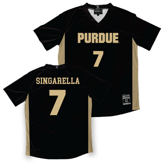 Purdue Women's Soccer Black Jersey  - Chiara Singarella