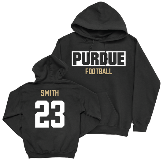 Football Black Staple Hoodie   - Calvin Smith