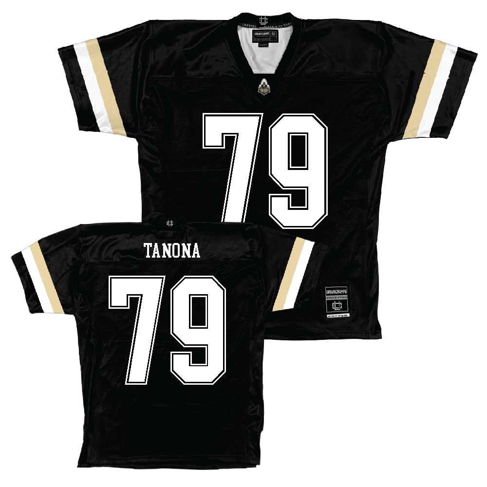 Purdue Black Football Jersey   - Joey Tanona