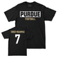 Football Black Staple Tee   - Salim Turner-Muhammad