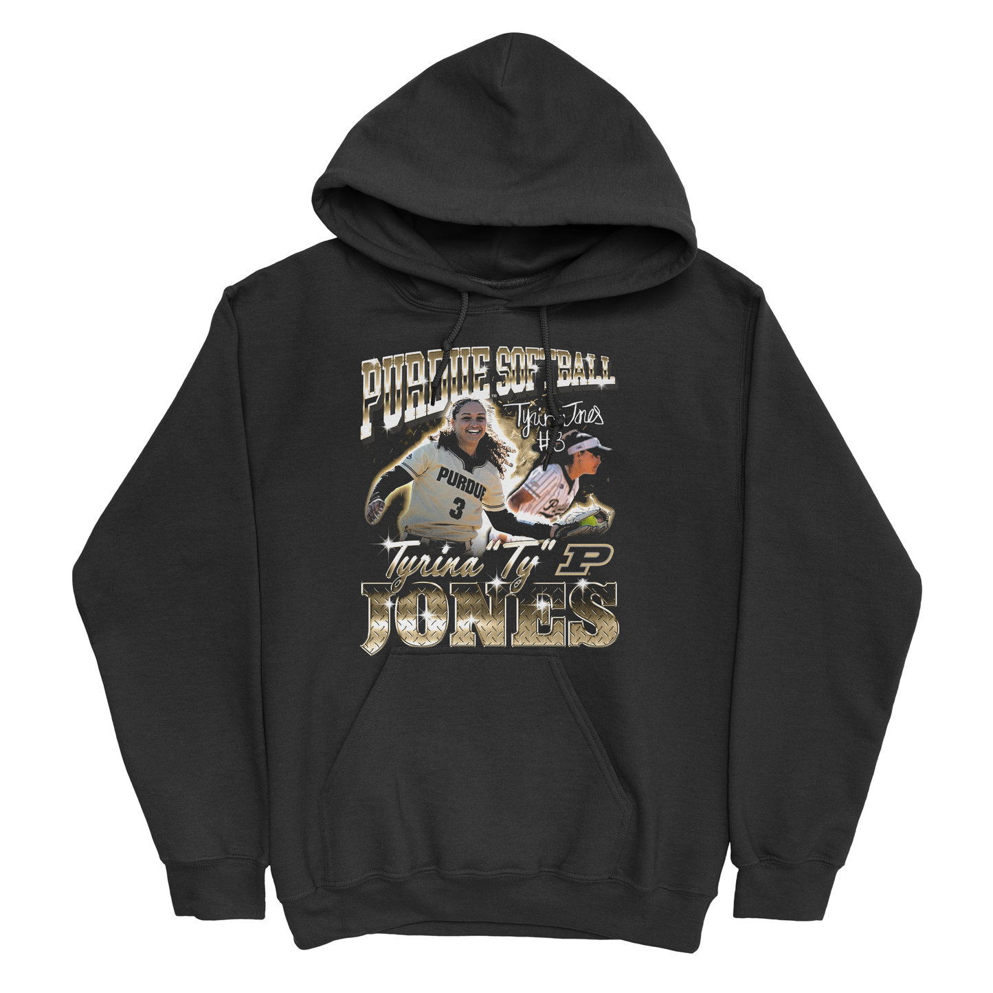 EXCLUSIVE RELEASE: Tyrina Jones 90s Black Hoodie