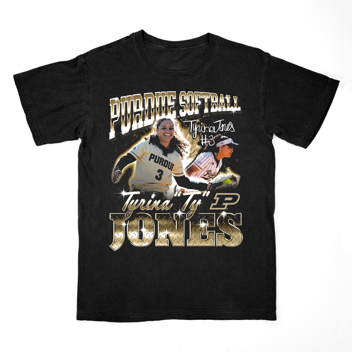 EXCLUSIVE RELEASE: Tyrina Jones 90s Black Tee