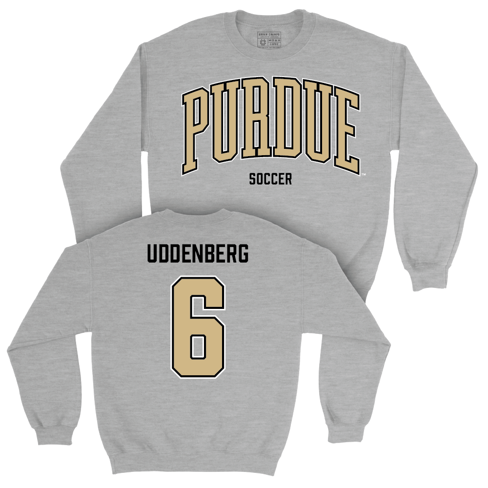 Women's Soccer Sport Grey Arch Crew  - Cloey Uddenberg