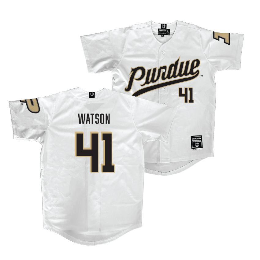 Purdue Baseball White Jersey    - Gabriel Watson