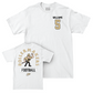 Football White Mascot Comfort Colors Tee   - Luke Williams