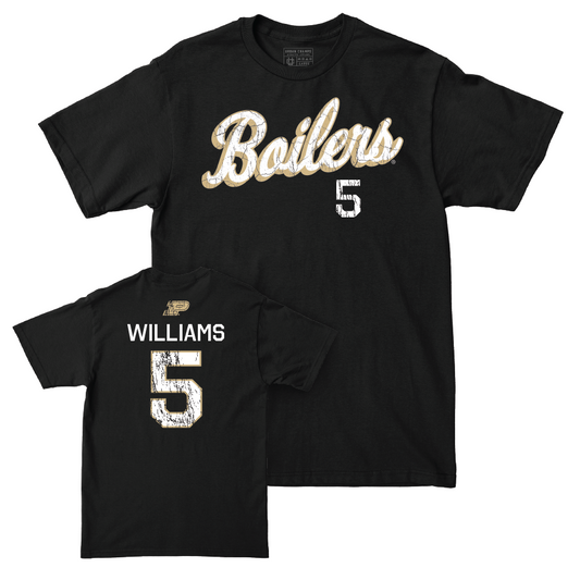 Football Black Script Tee   - Luke Williams