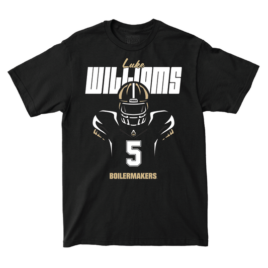 Silhouette Black Football Tee   - Luke Williams