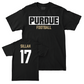 Football Black Staple Tee   - Shitta Sillah