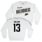 Women's Basketball White Slant Crew    - Ella Collier