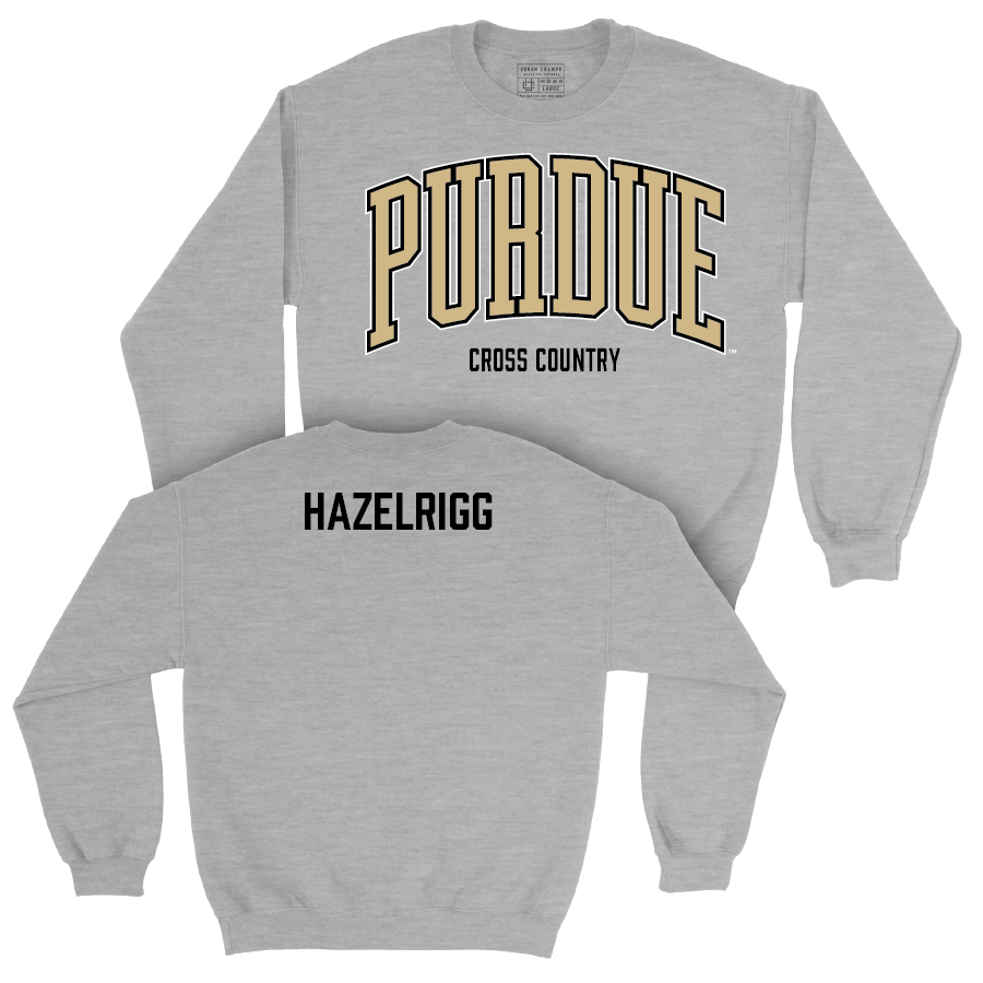 Women's Cross Country Sport Sport Grey Arch Crew   - Paige Hazelrigg