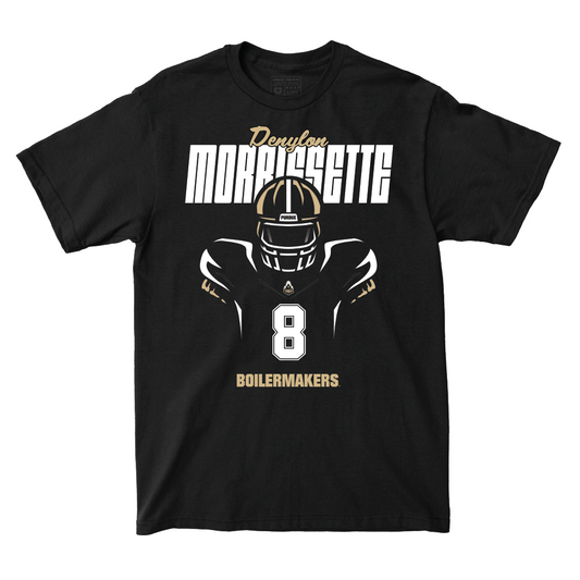 Silhouette Black Football Tee   - Denylon Morrissette