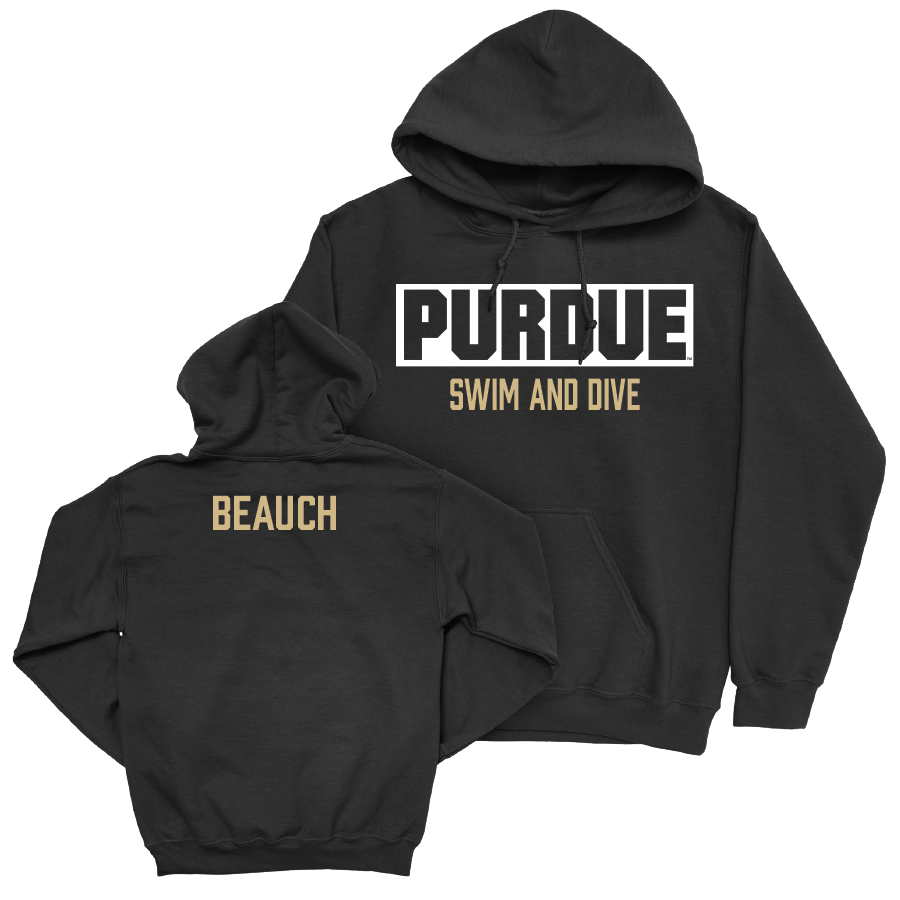 Swim & Dive Black Staple Hoodie    - Brooklyn Beauch