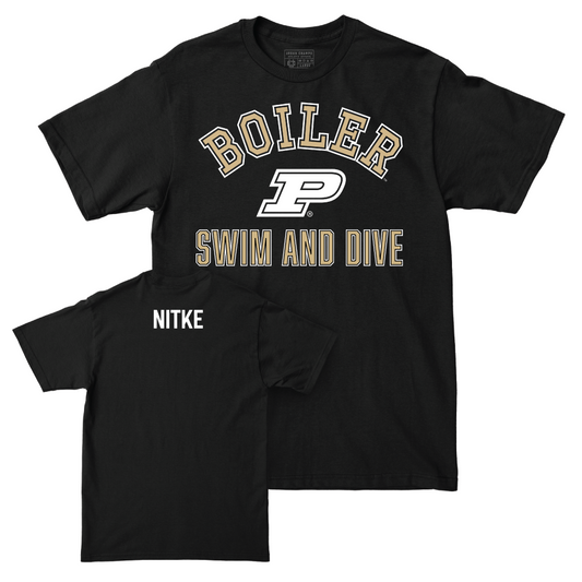 Swim & Dive Black Classic Tee    - Sienna Nitke