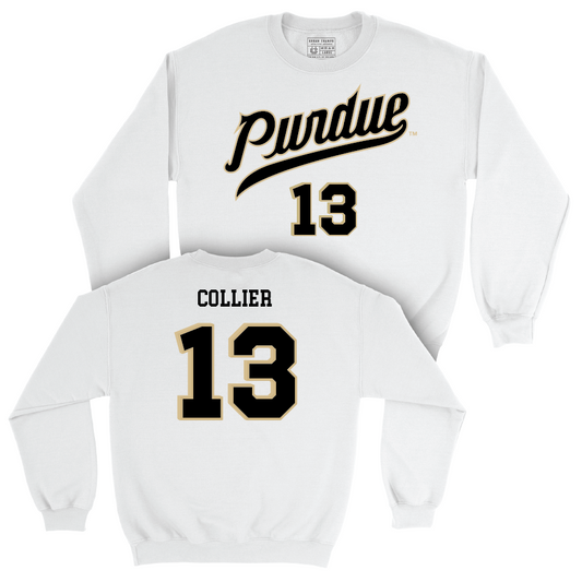 Women's Basketball White Shirsey Crew    - Ella Collier