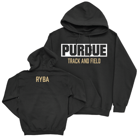 Track & Field Black Staple Hoodie   - Elliot Ryba