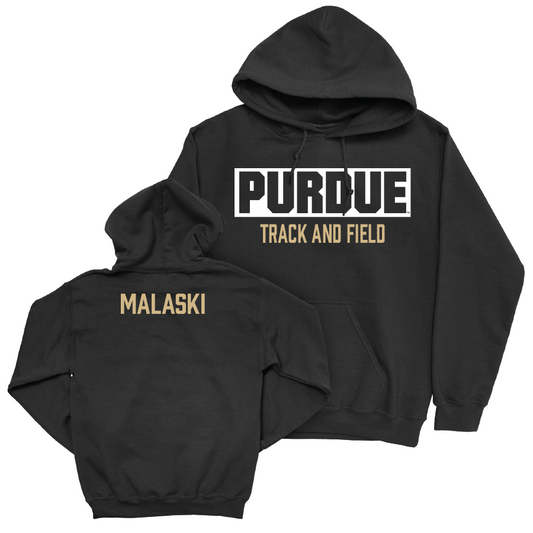 Track & Field Black Staple Hoodie   - Seamus Malaski