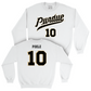 Women's Basketball White Shirsey Crew    - Jordyn Poole