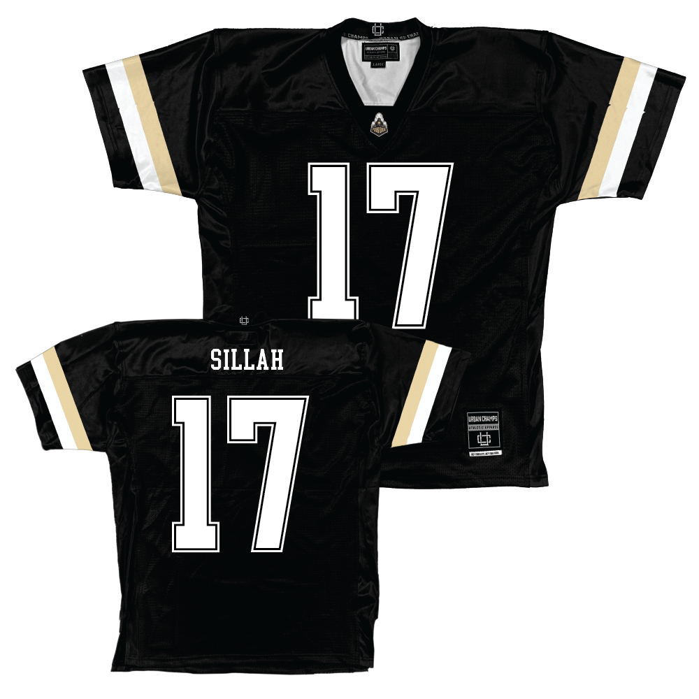 Purdue Black Football Jersey   - Shitta Sillah