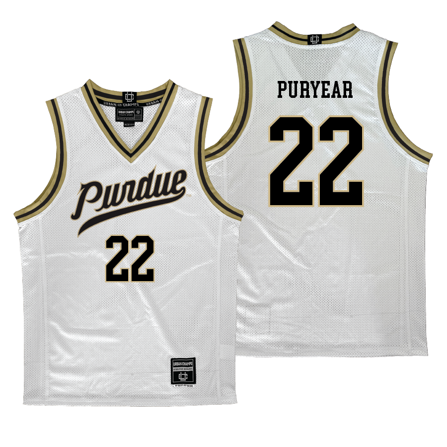 Purdue Women's Basketball White Jersey   - Kendall Puryear