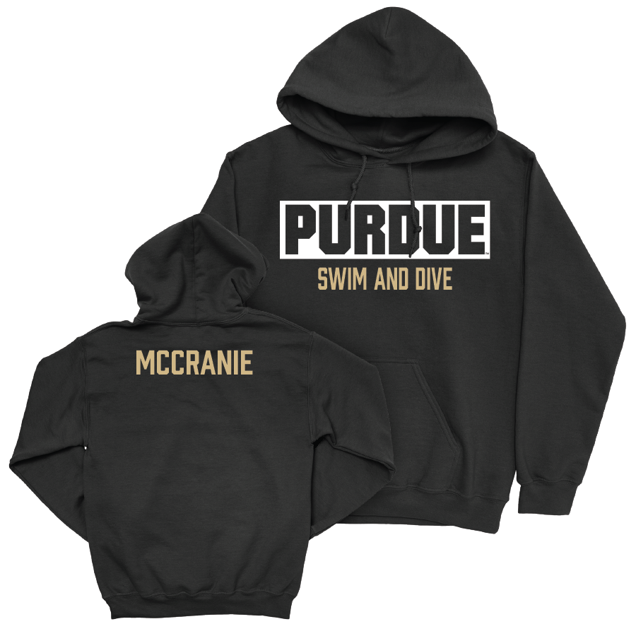 Swim & Dive Black Staple Hoodie    - Ruth Anne McCranie