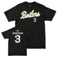 Baseball Black Script Tee     - Eli Anderson