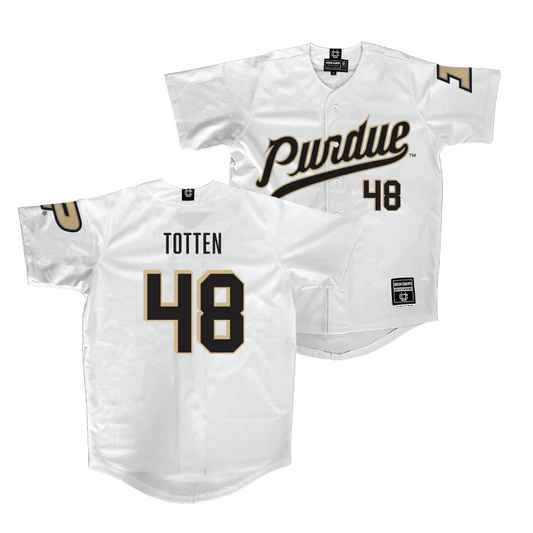 Purdue Baseball White Jersey    - Matthew Totten