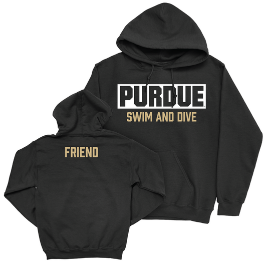 Men's Swim & Dive Black Staple Hoodie     - Brody Friend