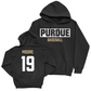 Baseball Black Staple Hoodie     - Avery Moore