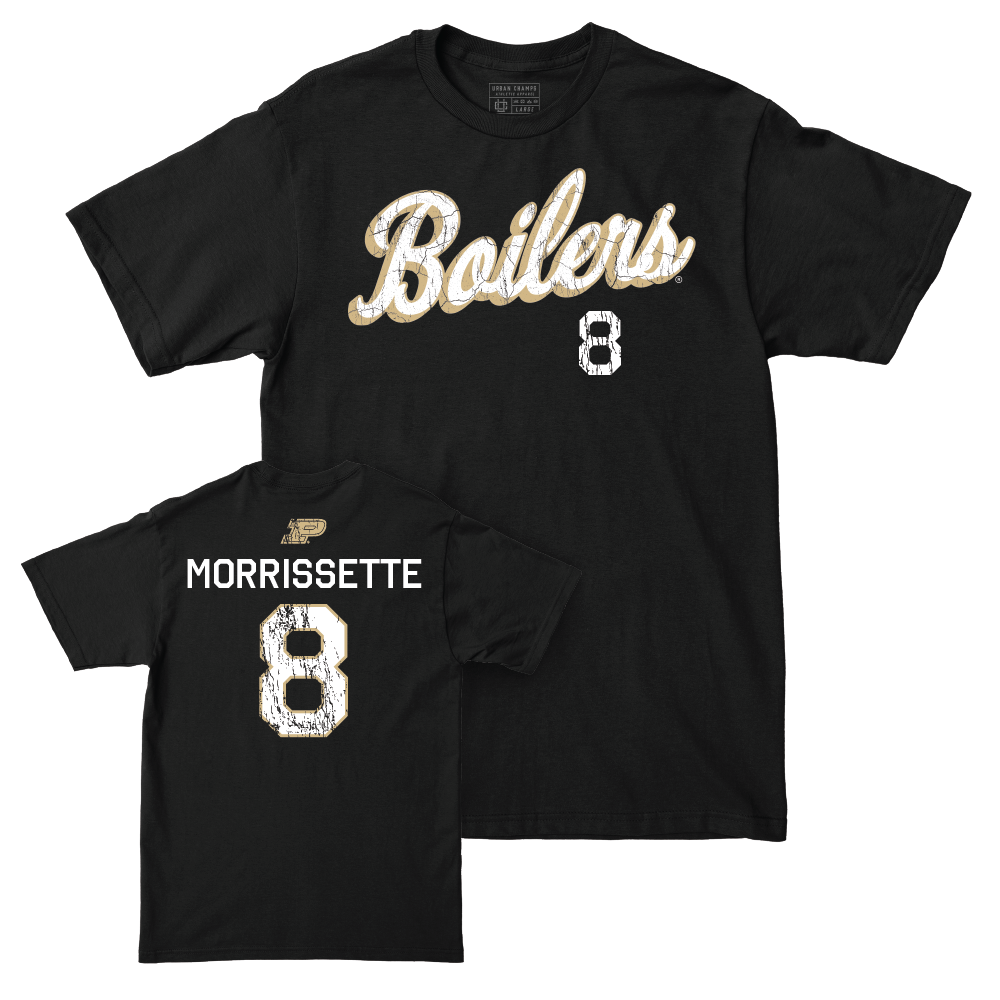 Football Black Script Tee   - Denylon Morrissette