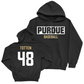 Baseball Black Staple Hoodie     - Matthew Totten