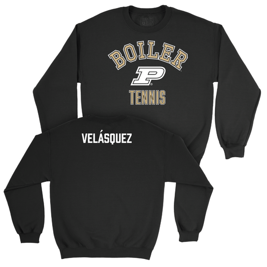 Men's Tennis Black Classic Crew     - Juan David Velásquez