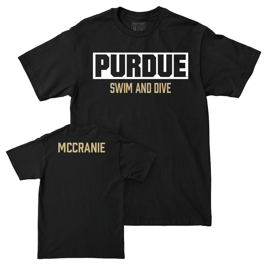 Swim & Dive Black Staple Tee    - Ruth Anne McCranie