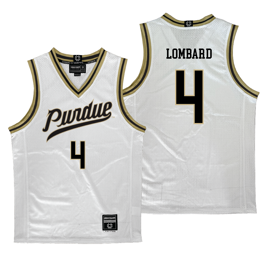 Purdue Women's Basketball White Jersey   - Destini Lombard